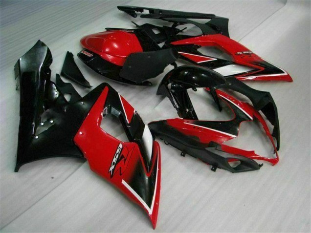 Vermelho Preto Abs Kit Carenagem & Plásticos Moto Suzuki GSXR 1000 K5 05-06