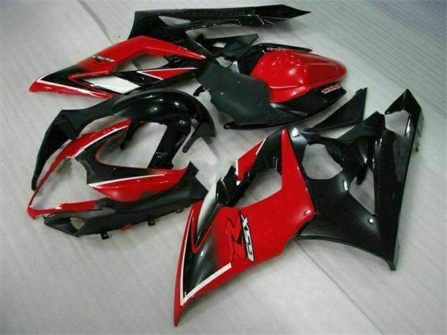 Vermelho Preto Abs Kit Carenagem & Plásticos Moto Suzuki GSXR 1000 K5 05-06