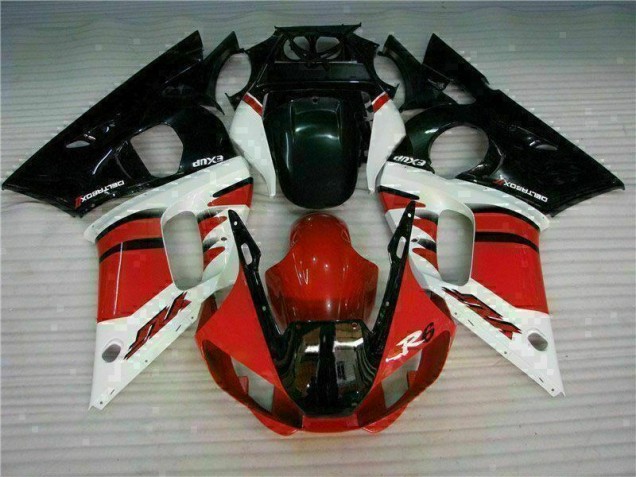 Vermelho Preto Abs Kit Carenagem & Plásticos Moto Yamaha R6 98-02