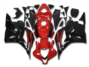 Vermelho Preto Abs Kit Completos Carenagem Moto Honda CBR 600RR 09-12