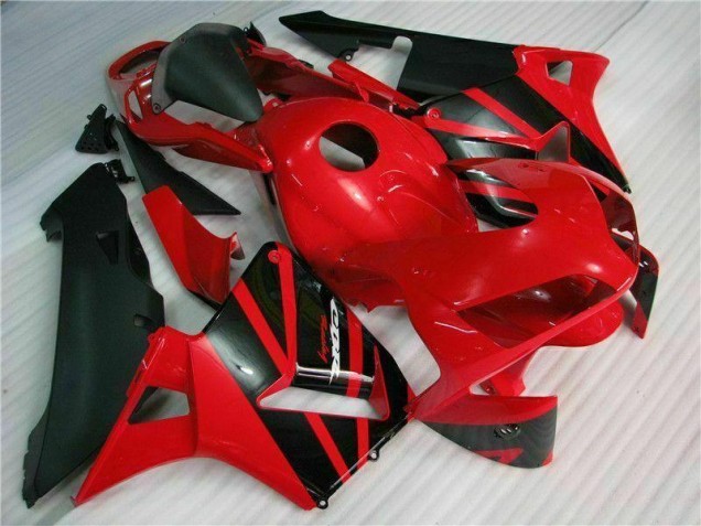 Vermelho Preto Abs Kits Carenagem Moto Honda CBR 600RR 03-04 Vermelho Preto Abs Kits Carenagem Moto Honda CBR 600RR 03-04
