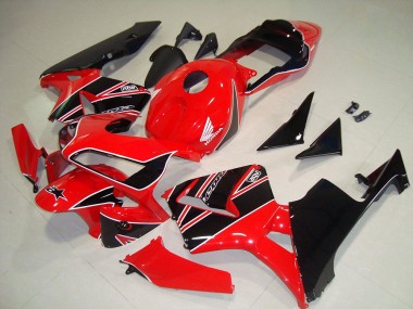 Vermelho Preto Abs Kits Completos Carenagem Moto Honda CBR 600RR 03-04