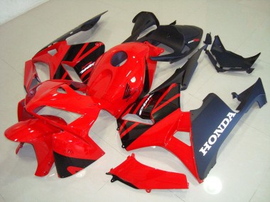 Vermelho Preto Abs Kits Completos Carenagem Moto Honda CBR 600RR 05-06