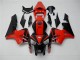Vermelho Preto Abs Moto Plástico Honda CBR 600RR 05-06 Vermelho Preto Abs Moto Plástico Honda CBR 600RR 05-06