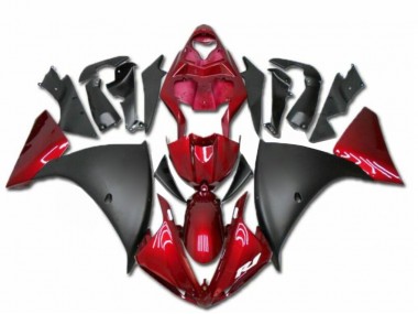 Vermelho Preto Abs Moto Plástico Yamaha R1 09-11