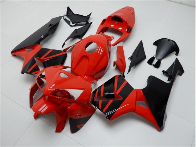 Vermelho Preto Abs Moto Plásticos Honda CBR 600RR 05-06 Vermelho Preto Abs Moto Plásticos Honda CBR 600RR 05-06