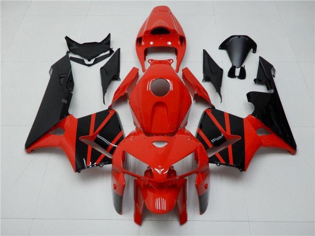 Vermelho Preto Abs Moto Plásticos Honda CBR 600RR 05-06 Vermelho Preto Abs Moto Plásticos Honda CBR 600RR 05-06