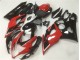 Vermelho Preto Abs Moto Plásticos Suzuki GSXR 1000 K5 05-06 Vermelho Preto Abs Moto Plásticos Suzuki GSXR 1000 K5 05-06