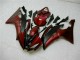 Vermelho Preto Abs Moto Plásticos Yamaha R6 08-16 Vermelho Preto Abs Moto Plásticos Yamaha R6 08-16