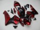 Vermelho Preto Abs Motocicleta Plásticos Honda CBR 600RR 03-04 Vermelho Preto Abs Motocicleta Plásticos Honda CBR 600RR 03-04