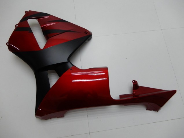 Vermelho Preto Abs Motocicleta Plásticos Honda CBR 600RR 03-04 Vermelho Preto Abs Motocicleta Plásticos Honda CBR 600RR 03-04