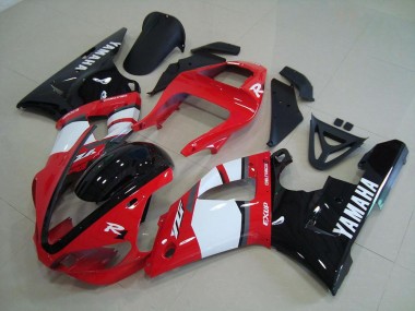 Vermelho Preto Branco Carenagem Moto Yamaha R1 00-01