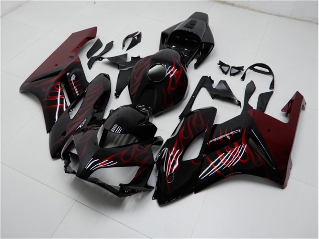 Vermelho Preto Carenagem Moto Honda CBR 1000RR 04-05 Vermelho Preto Carenagem Moto Honda CBR 1000RR 04-05