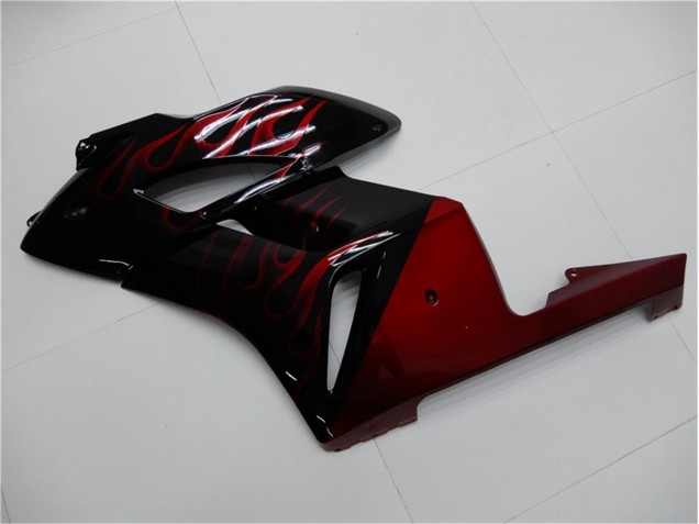 Vermelho Preto Carenagem Moto Honda CBR 1000RR 04-05 Vermelho Preto Carenagem Moto Honda CBR 1000RR 04-05
