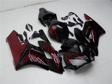 Vermelho Preto Carenagem Moto Honda CBR 1000RR 04-05