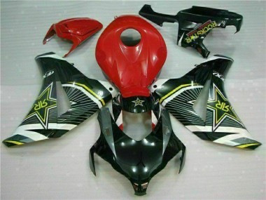 Vermelho Preto Carenagem Moto Honda CBR 1000RR 08-11