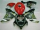Vermelho Preto Carenagem Moto Honda CBR 1000RR 08-11 Vermelho Preto Carenagem Moto Honda CBR 1000RR 08-11