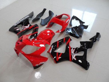 Vermelho Preto Carenagem Moto Honda CBR 900RR 929 00-01