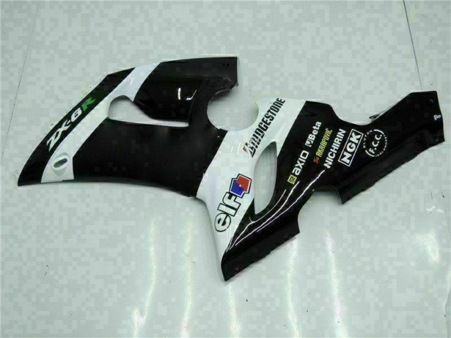 Vermelho Preto Carenagem Moto Kawasaki ZX6R 05-06 Vermelho Preto Carenagem Moto Kawasaki ZX6R 05-06