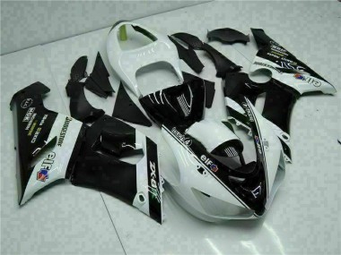 Vermelho Preto Carenagem Moto Kawasaki ZX6R 05-06
