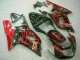 Vermelho Preto Carenagem Moto Suzuki GSXR 600 / 750 K1 K2 K3 01-03 Vermelho Preto Carenagem Moto Suzuki GSXR 600 / 750 K1 K2 K3 01-03