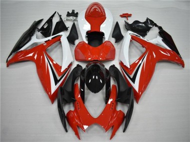Vermelho Preto Carenagem Moto Suzuki GSXR 600 / 750 K6 06-07