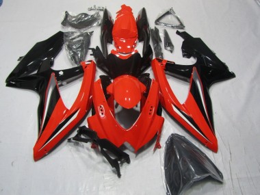 Vermelho Preto Carenagem Moto Suzuki GSXR 600 K8 08-10