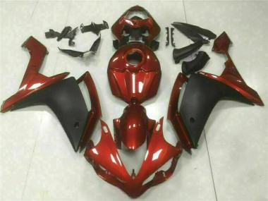 Vermelho Preto Carenagem Moto Yamaha R1 07-08