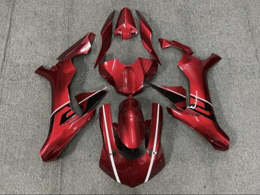 Vermelho Preto Carenagem Moto Yamaha R1 15-19