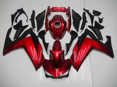 Vermelho Preto Carenagem Moto Yamaha R3 15-22