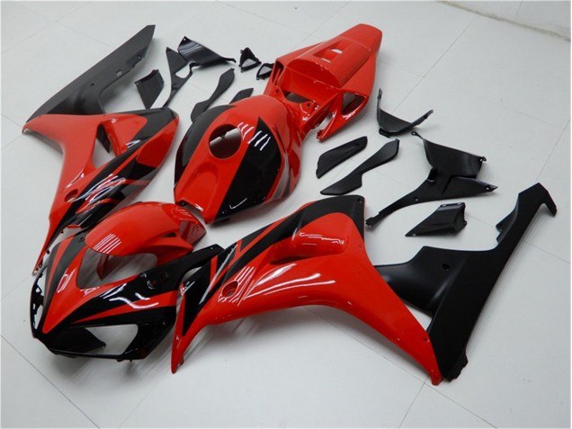 Vermelho Preto Carenagem & Plástico Moto Honda CBR 1000RR 06-07 Vermelho Preto Carenagem & Plástico Moto Honda CBR 1000RR 06-07