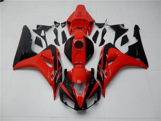 Vermelho Preto Carenagem & Plástico Moto Honda CBR 1000RR 06-07 Vermelho Preto Carenagem & Plástico Moto Honda CBR 1000RR 06-07