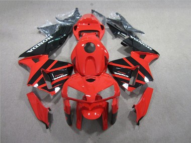 Vermelho Preto Carenagem & Plástico Moto Honda CBR 600RR 05-06
