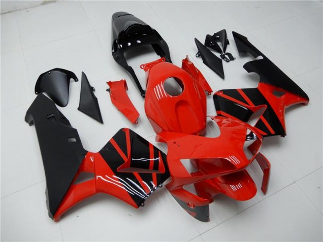 Vermelho Preto Carroçaria Moto Honda CBR 600RR 03-04 Vermelho Preto Carroçaria Moto Honda CBR 600RR 03-04