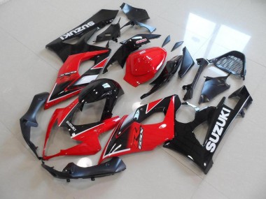 Vermelho Preto Estilo OEM Carenagem Moto Suzuki GSXR 1000 K5 05-06