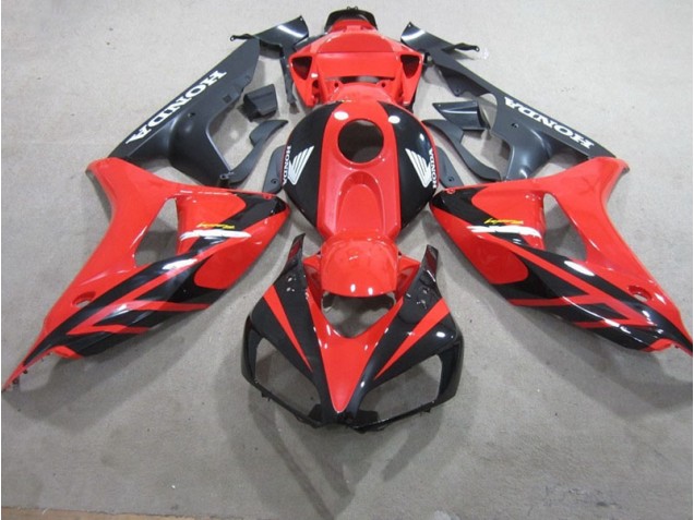 Vermelho Preto Fireblade Carenagem Moto Honda CBR 1000RR 06-07 Vermelho Preto Fireblade Carenagem Moto Honda CBR 1000RR 06-07