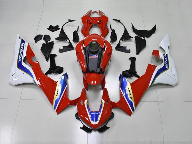 Vermelho Preto HRC Carenagem Moto Honda CBR 1000RR 17-23 Vermelho Preto HRC Carenagem Moto Honda CBR 1000RR 17-23
