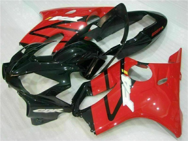Vermelho Preto Injeção Kit Carenagem Moto Honda CBR 600 F4i 04-07 Vermelho Preto Injeção Kit Carenagem Moto Honda CBR 600 F4i 04-07
