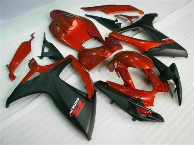 Vermelho Preto Injeção Kit Carenagem Moto Suzuki GSXR 600 / 750 K6 06-07 Vermelho Preto Injeção Kit Carenagem Moto Suzuki GSXR 600 / 750 K6 06-07