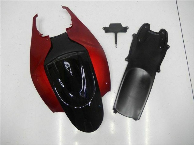 Vermelho Preto Injeção Kit Carenagem Suzuki GSXR 600 / 750 K6 06-07 Vermelho Preto Injeção Kit Carenagem Suzuki GSXR 600 / 750 K6 06-07