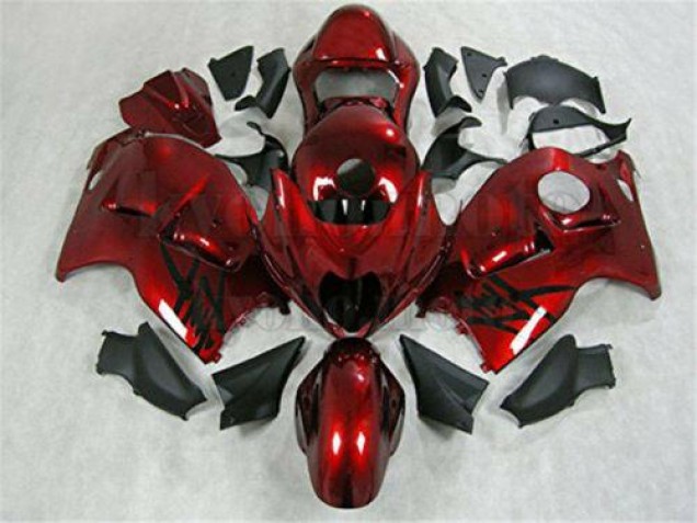 Vermelho Preto Injeção Kits Carenagem Moto Suzuki GSXR 1300 Hayabusa 96-07 Vermelho Preto Injeção Kits Carenagem Moto Suzuki GSXR 1300 Hayabusa 96-07