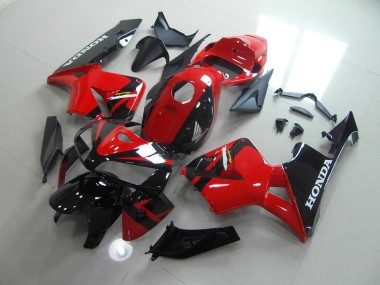 Vermelho Preto Kit Carenagem Moto Honda CBR 600RR 05-06