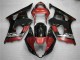 Vermelho Preto Kit Carenagem Moto Suzuki GSXR 1000 K3 03-04 Vermelho Preto Kit Carenagem Moto Suzuki GSXR 1000 K3 03-04