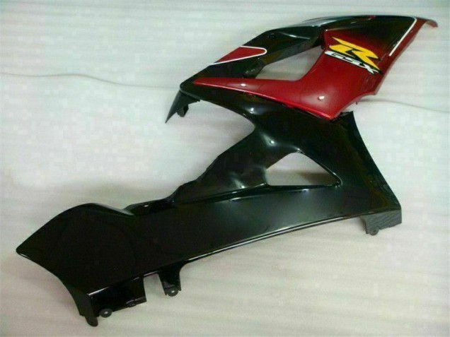 Vermelho Preto Kit Carenagem Moto Suzuki GSXR 1000 K5 05-06 Vermelho Preto Kit Carenagem Moto Suzuki GSXR 1000 K5 05-06