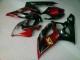 Vermelho Preto Kit Carenagem Moto Suzuki GSXR 1000 K5 05-06 Vermelho Preto Kit Carenagem Moto Suzuki GSXR 1000 K5 05-06