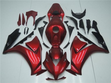 Vermelho Preto Kit Completo Carenagem Moto Honda CBR 1000RR 12-16