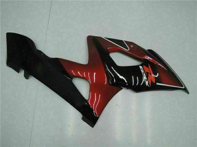 Vermelho Preto Kit Completo Carenagem Moto Suzuki GSXR 1000 K5 05-06 Vermelho Preto Kit Completo Carenagem Moto Suzuki GSXR 1000 K5 05-06