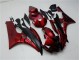 Vermelho Preto Kits Carenagem Moto Yamaha R6 06-07 Vermelho Preto Kits Carenagem Moto Yamaha R6 06-07