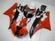 Vermelho Preto Kits Completo Carenagem Moto Yamaha R6 06-07 Vermelho Preto Kits Completo Carenagem Moto Yamaha R6 06-07
