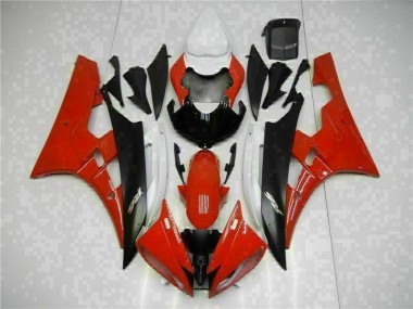 Vermelho Preto Kits Completo Carenagem Moto Yamaha R6 06-07